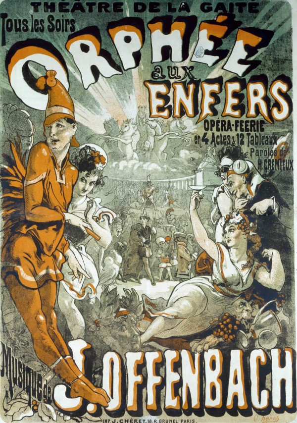 Orphee aux Enfers poster Print